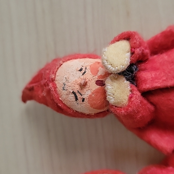 Antique Vintage Cloth Holiday ELF Dolls -2 - Picture 4 of 5